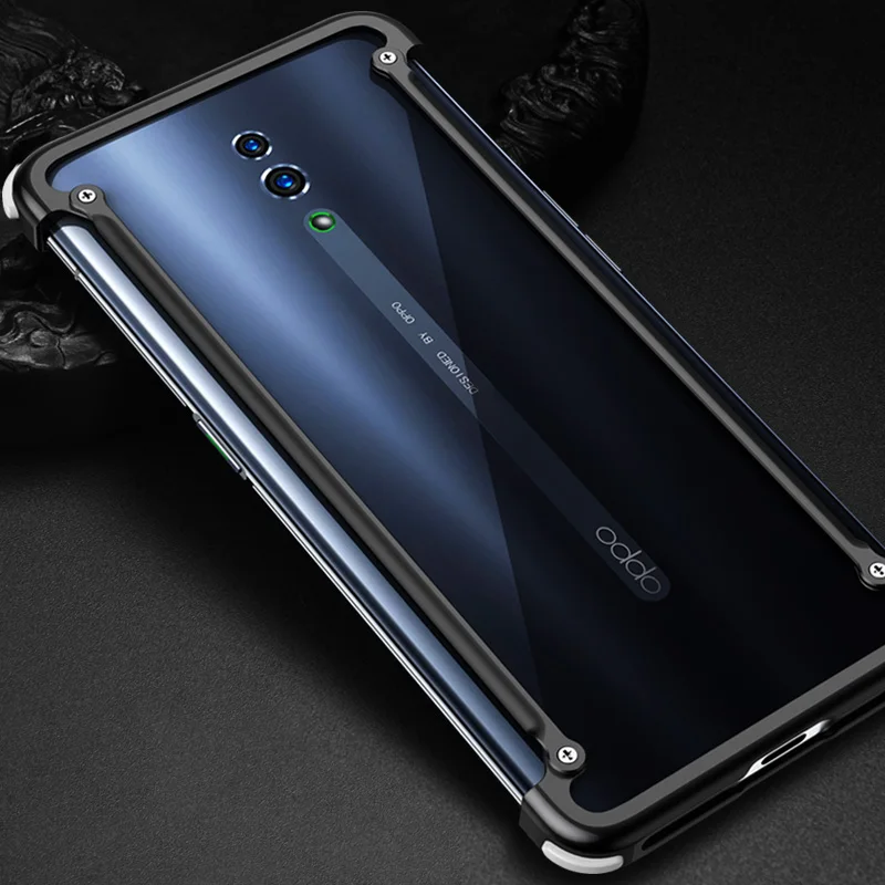 

Чехол Oatsbasf для Oppo Reno 10x zoom Slim алюминиевый металлический бампер чехол для Oppo Reno/ 2/ 10x zoom защита от падения Чехол OPPO Reno2