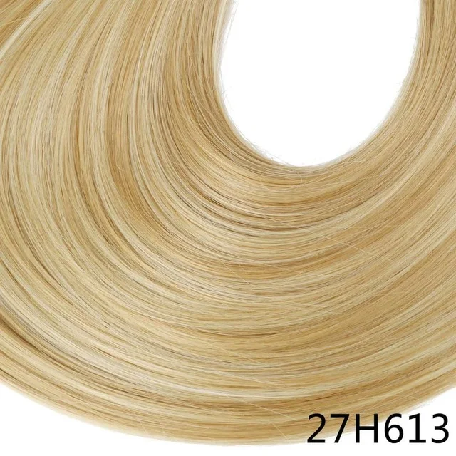 Golden Blonde SARLA, длинные натуральные волнистые накладные волосы "конский хвост" для женщин, термостойкие накладные синтетические накладные волосы P002 - Цвет: Golden Blonde