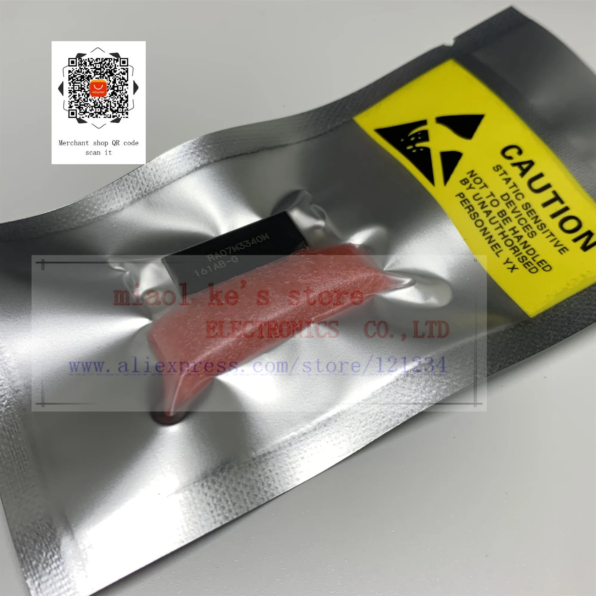 100% Новый оригинал Модель RA07M3340M RA07M3340M-101 [ 330-400 МГц 7 Вт 2 В H2S 2-ступенчатый усилитель.