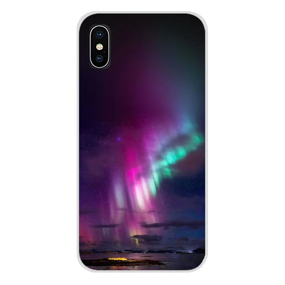 Северное сияние Небо Для Huawei P Smart Mate Honor 7A 7C 8C 8X 9 P10 P20 Lite Pro Plus Аксессуары чехлы для