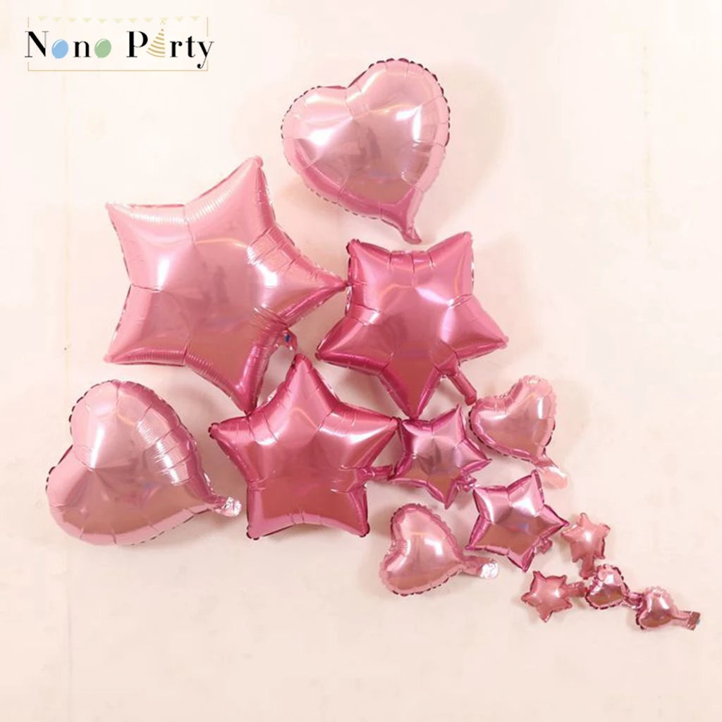 Фольгированные воздушные шары NONO вечерние нки старт и сердце для свадьбы