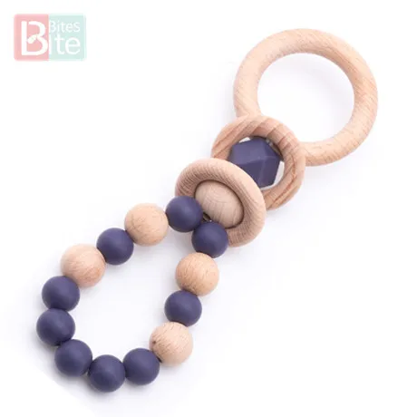 Bird Rattle 1 шт., детские игрушки, 0-12 месяцев, силиконовая погремушка для прорезывания зубов, развивающие игрушки для новорожденных, подарок на день рождения - Цвет: Bird Rattle