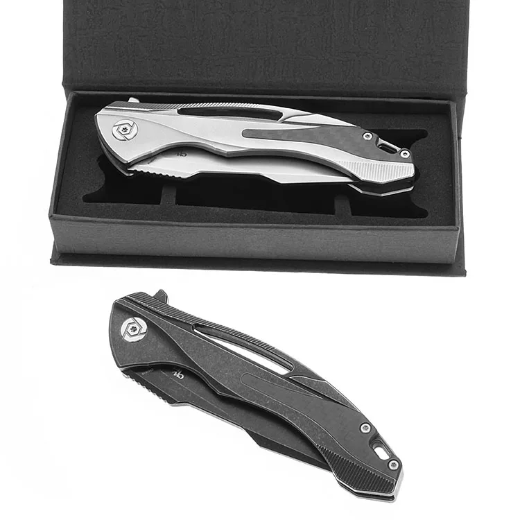 CH3519 60HRC S35VN Blade Titanium Handle Folding Knife Camping Hunting Collection Gift Outdoor EDC Tool knives Top Quality | Инструменты