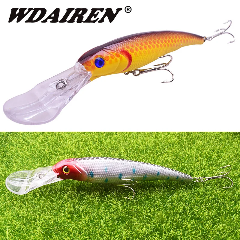 

1Pcs Sinking Big Minnow Fishing Lures Hard baits 16cm 28g Jerkbait Artificial Spoon Wobblers Tackle Bass carp Isca Pesca Lure