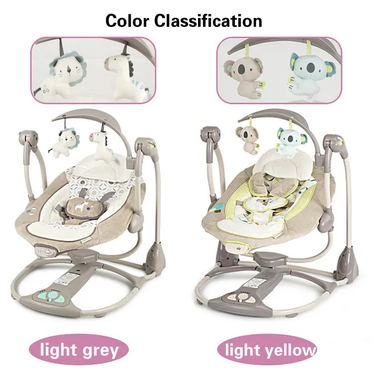 EU safety baby rocking chair 0-3 baby Electric cradle rocking chair soothing the baby's artifact sleeps newborn sleeping