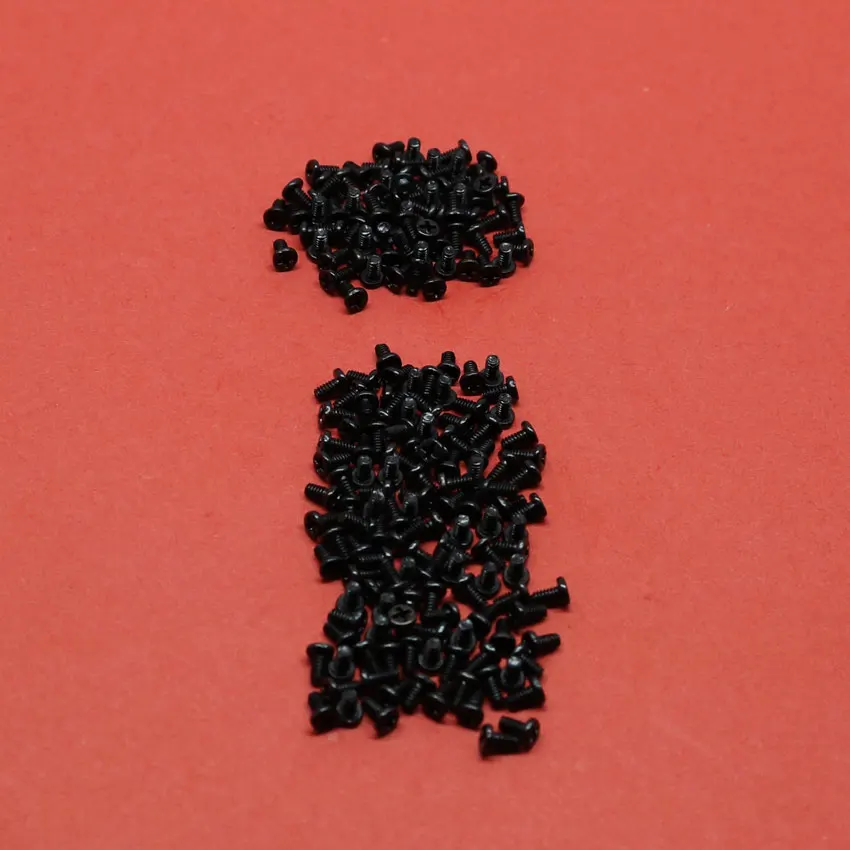 Шнек для ноутбука ChengHaoRan M1.4x2.5mm с черной круглой головкой стальные винты ремонта