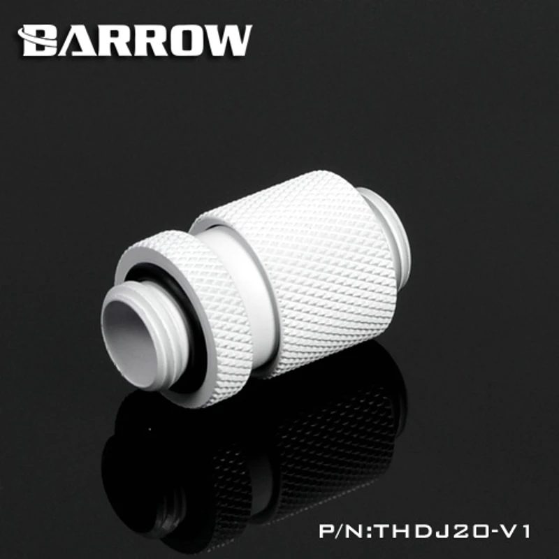 Barrow белый черный серебристый G1/4 дюйма поворотные разъемы типа штырь-штырь