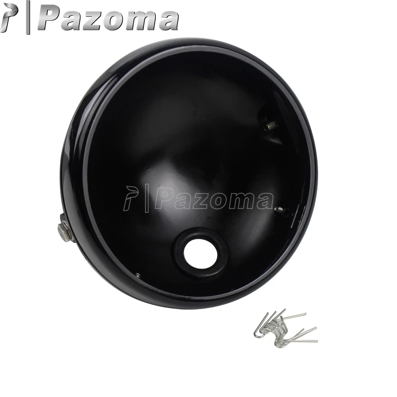 7 Inch Motorcycle Headlamp Shell 7&quot Motorbike Led Headlight Housing Bucket Trim Ring For Harley Honda Yamaha YBR125 YBR 125 |