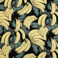 to restore ancient ways diy craft cloth fabric three color big banana cotton printing and dyeing fabrics