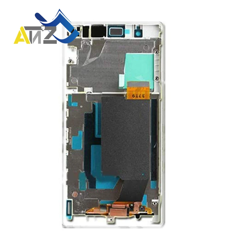With Frame For SONY Xperia Z L36H/I Display LCD Screen xperia C6603 C6602 lcd pantalla ekran Touch Digitizer | Мобильные телефоны и