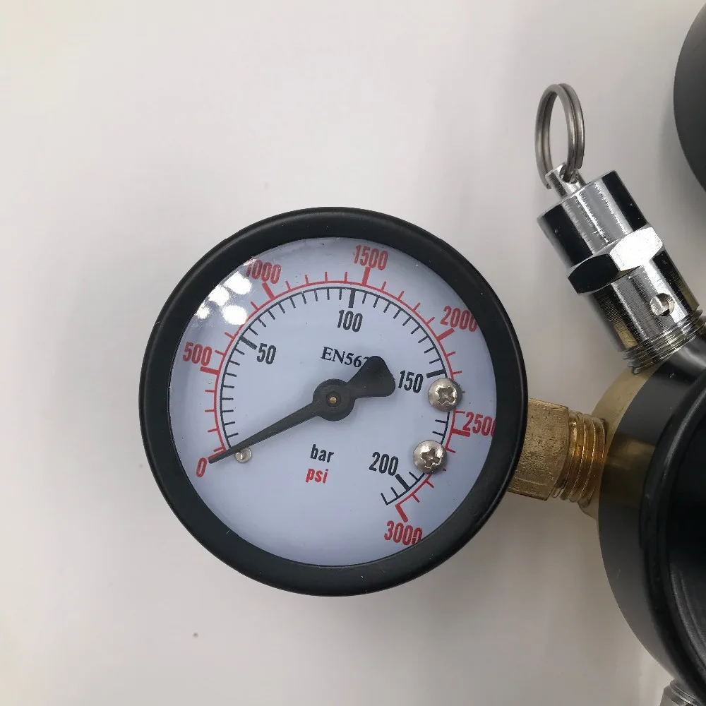 Четыре CO2 датчик регулятора с Checkvalves, доморощенного CO2 регулятор, 0~ 2000psi, 0~ 60psi, CGA320