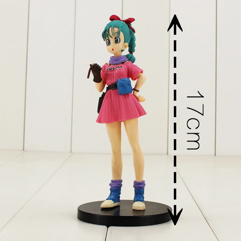 Bulma in Bag Dragon Ball Scultures большой Bulma Гоку детства крилин куририн металла цвет Супер Saiyan 3 Статуэтка Сон Гоку игрушка куклы - Цвет: Bulma in Bag