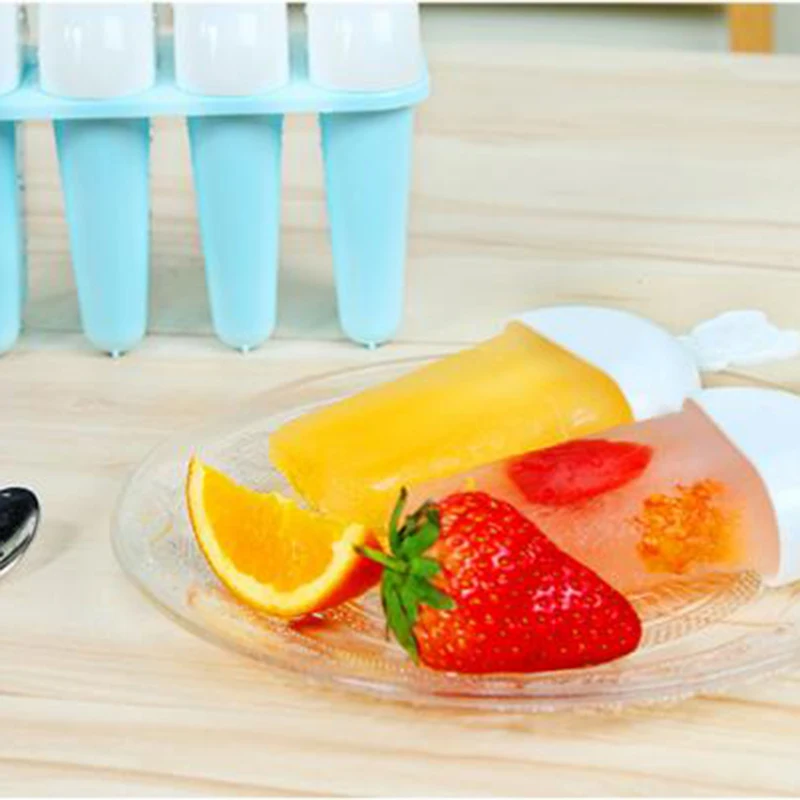 4 шт. домашний Еда Класс силиконовые формы для мороженого соски Морозильник