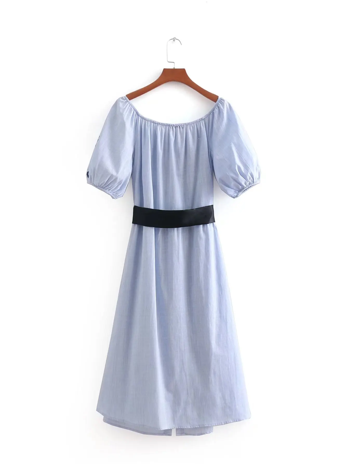 2018 Новое Женское летнее хлопковое платье с вышивкой и пайетками вырезом лодочкой