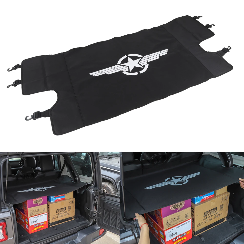 Car Interior Stowing Tidying for Jeep Wrangler JL 2018+ Luggage Carrier Trunk Curtain Cover 2019 | Автомобили и мотоциклы