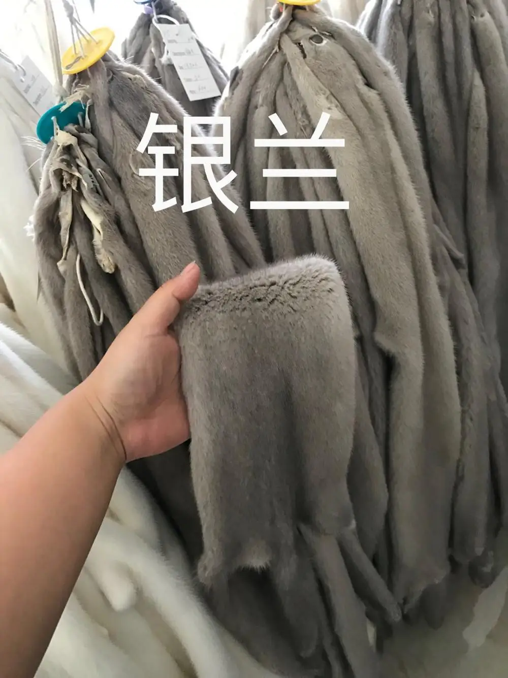 import Silvery Новинка, шуба из натурального меха норки, натуральный воротник с лацканами, теплые женские зимние шубы из натурального меха, куртка, настоящее роскошное длинное пальто, модное MKW-068 - Цвет: import Silvery