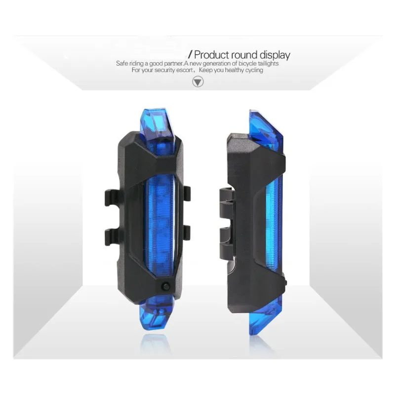 1pcs blue Предупреждение ющий светодиодный светильник-вспышка, барная лампа для электрического скутера, ночного велоспорта, безопасный декоративный светильник, запчасти для скутера Xiaomi Mijia M365 - Цвет: 1pcs blue