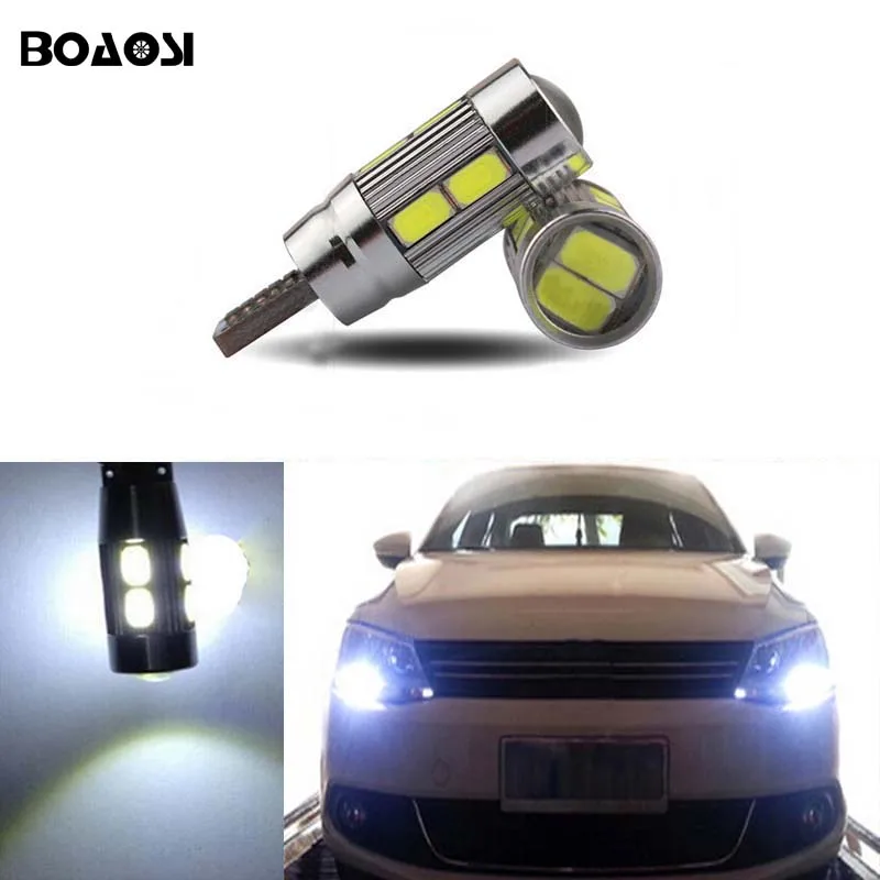 BOAOSI 2 шт. Canbus Led T10 W5W 5630SMD передняя боковая лампа для hyundai mazda peugeot Ford focus fiesta mondeo|led