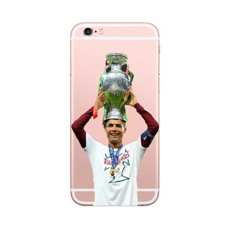 Реал Мадрид Криштиану Роналду и Лионель Месси Casos de для iPhone 8 7 6 6s 5S plus X Жесткий