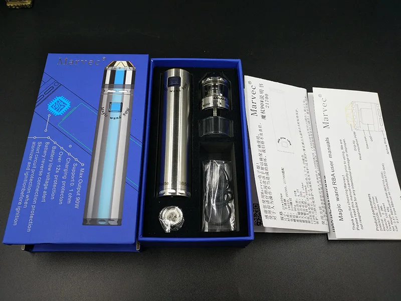 Marvec палочка Гоу Starter Kit электронная сигарета Vape ручка с 22 мм Диаметр бак Aomtzier