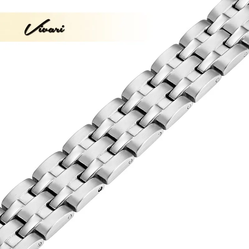 

Vivari Healing Magnets Bracelet For Women Stainless Steel Bangle Men Wristband Pulseras Hombre Power Energy Health Bracelet