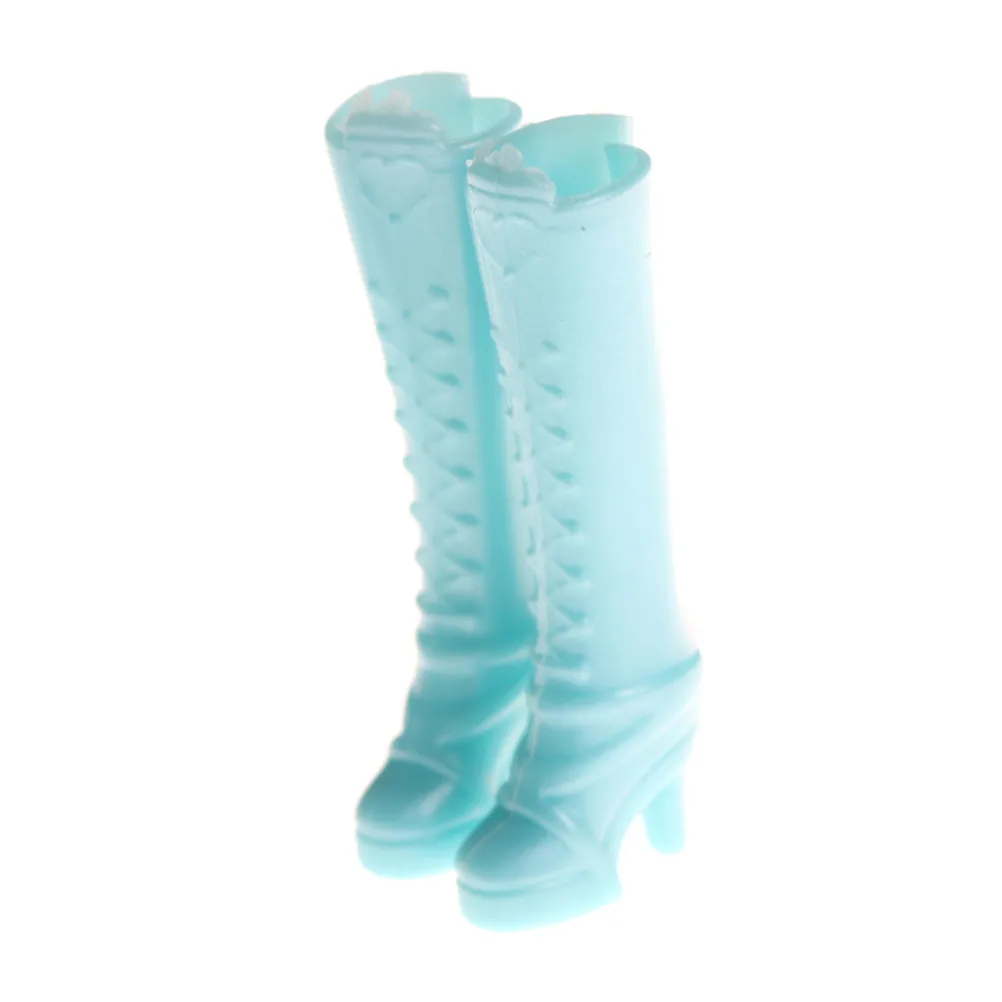 5 пар/лот сапоги стильные ассорти повседневные на высоком каблуке с длинной