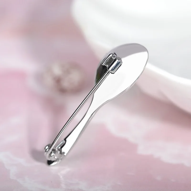 Женская брошь в форме ложки Funmor Медная с искусственным жемчугом украшение для