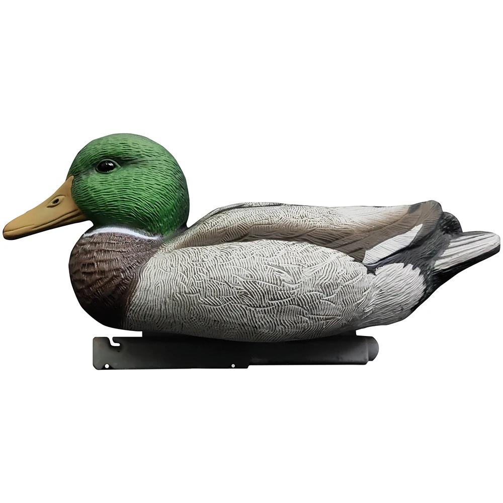 

Mallard Short Head Drake Duck Decoy Duck Hunting Decoys 14 in 3D PE Outdoor Floating Duck 1 Pcs Garden Pool Decoration