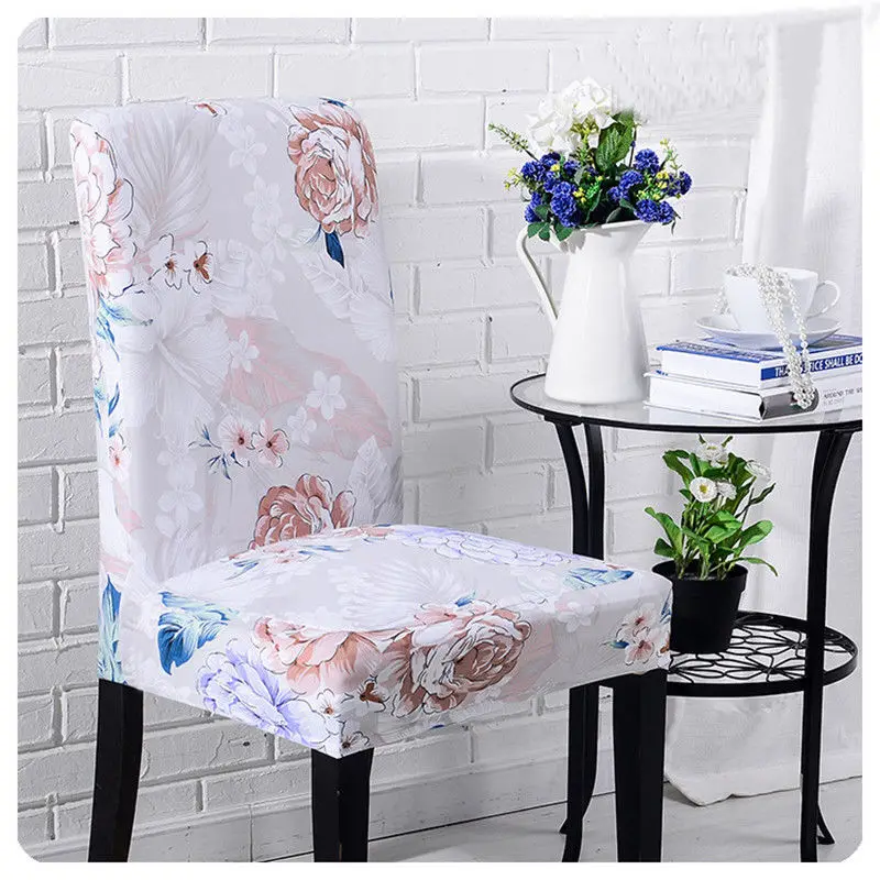 Новый Печатный чехол для обеденной комнаты свадебного банкета украшения