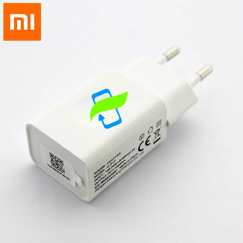 Адаптер питания Xiao mi EU 5 в 1 А, настенное зарядное устройство, красный mi Note4 mi cro, usb-кабель для Xiaomi mi 1 2 3 4, красный mi 1 2 3 Note 2 3 4 4x