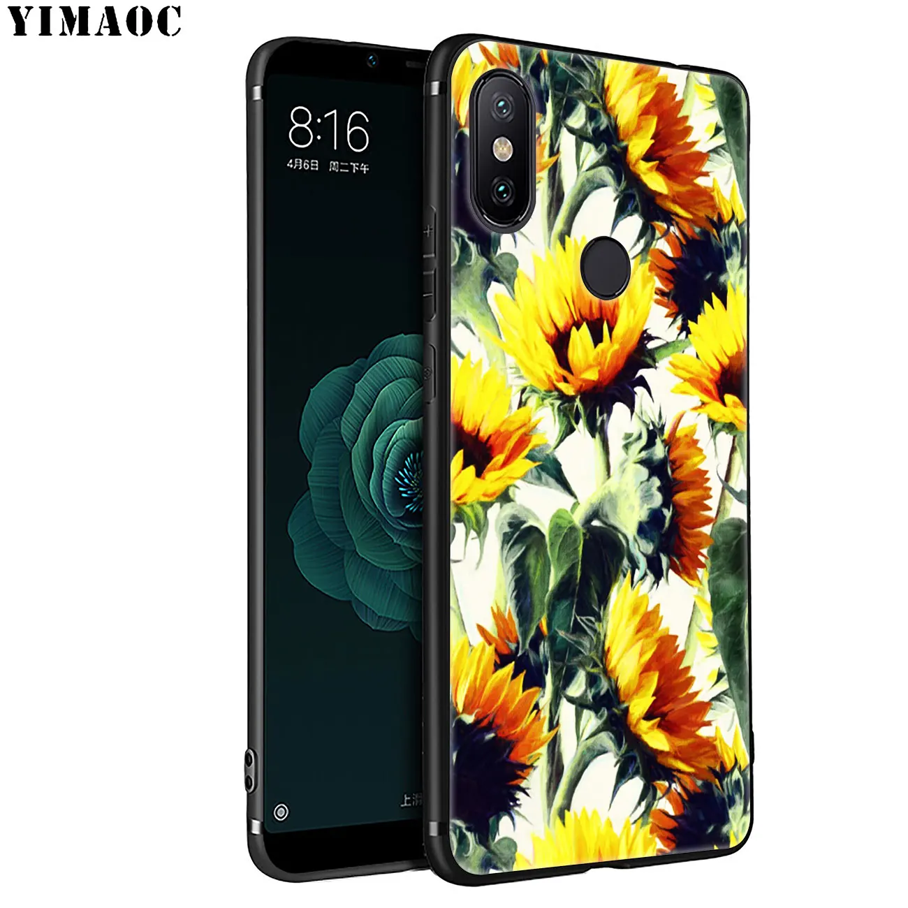 YIMAOC красота пионов цветы Жесткий Мягкий силиконовый чехол для телефона Xiaomi Mi 9 9T