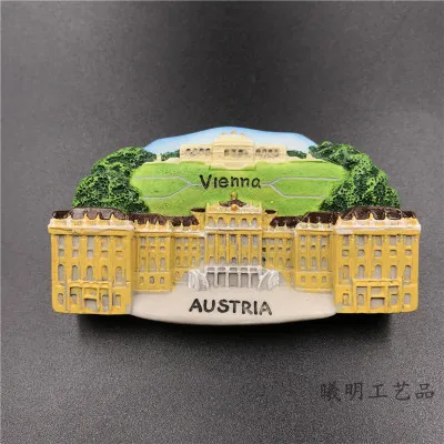 Тёмно-синий China Japan Austria Czech Russia Turkey Thailand USA India Fridge Magnets 3D Fridge Magnet Travel Souvenir Decoration - Цвет: Тёмно-синий