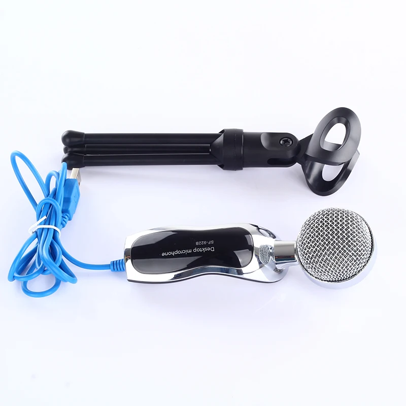 Doitop SF-922B USB проводной микрофон конденсаторный ручной Vocal Studio с подставкой Mikrofon для
