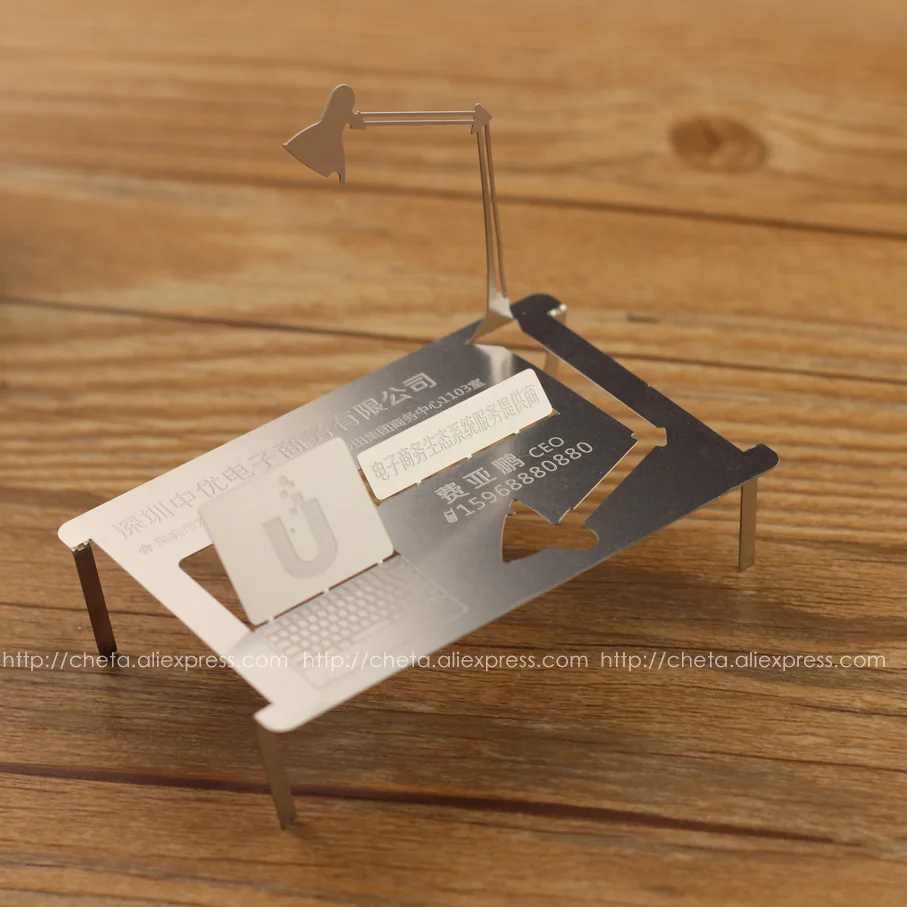 Креативные металлические карты настольные складные 3d карты|metal card|card cardcards |
