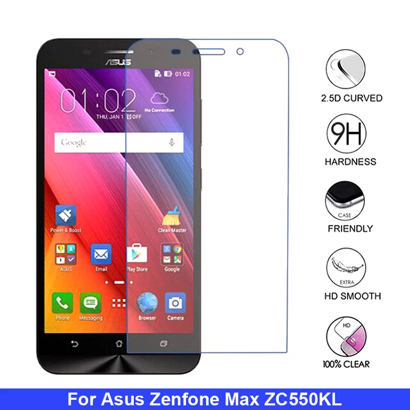 2 шт. для Asus ZenFone Max 2016 ZC550KL Z010D закаленное стекло Z010DA Z010DB Защитная пленка