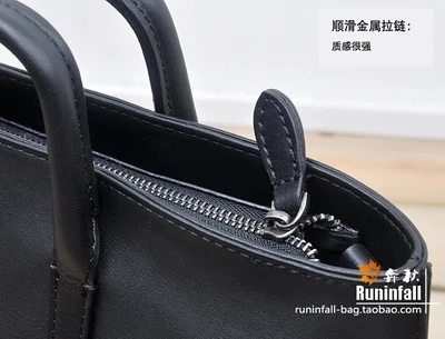 Head Layer of Leather Retro Women Top-handle Bags Shoulder Bag Cowhide Simple Body Quality Soft Tote Messenger Satchel Purse | Багаж и