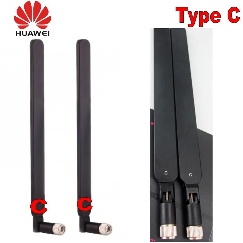 Оригинальная Внешняя Антенна HUAWEI 4G LTE 2x для B593 B890 B880 SMA C type Black|huawei lte 4g|4g huaweihuawei 4g |