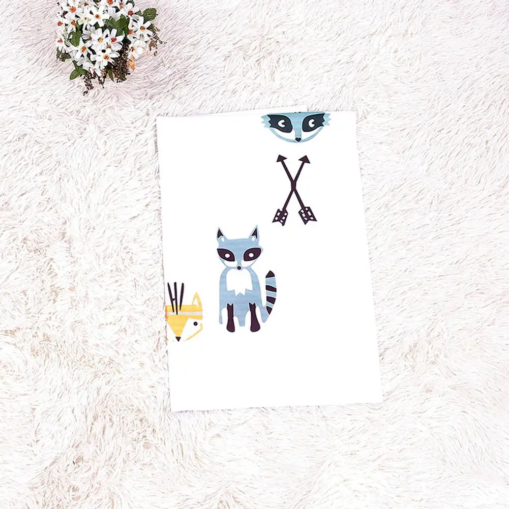 Kidlove для новорожденных одеяло s модный креативный мультфильм часы с животными и