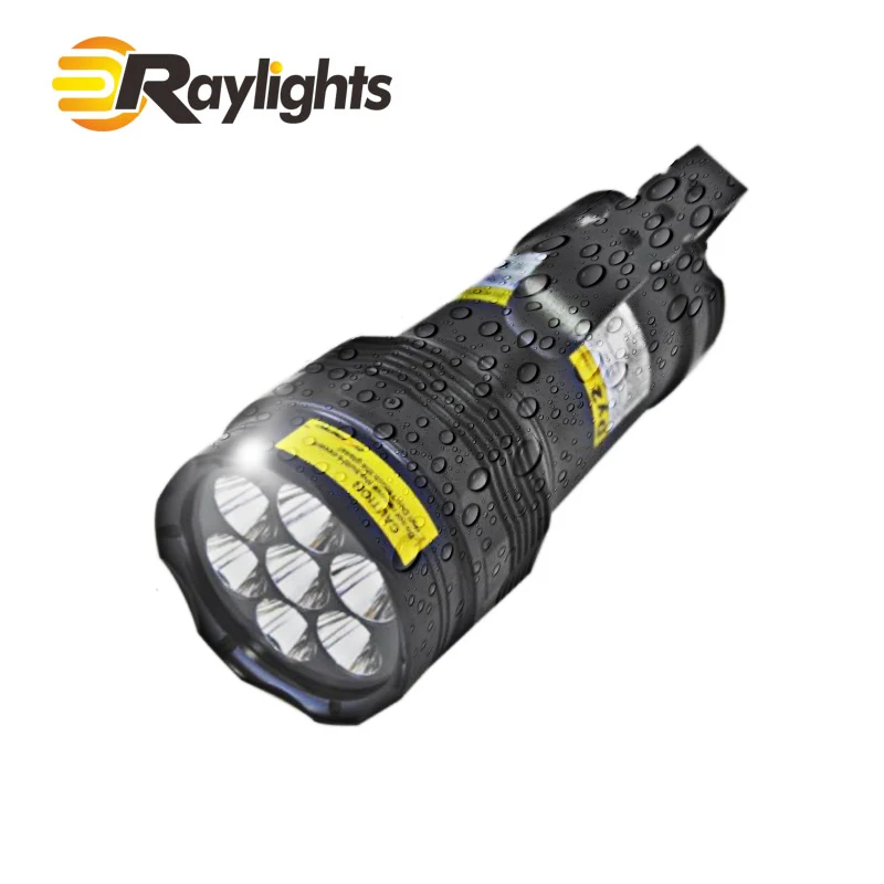 7 x CREE XML T6 самый мощный светодиодный фонарик для дайвинга 5000 люменов светильник