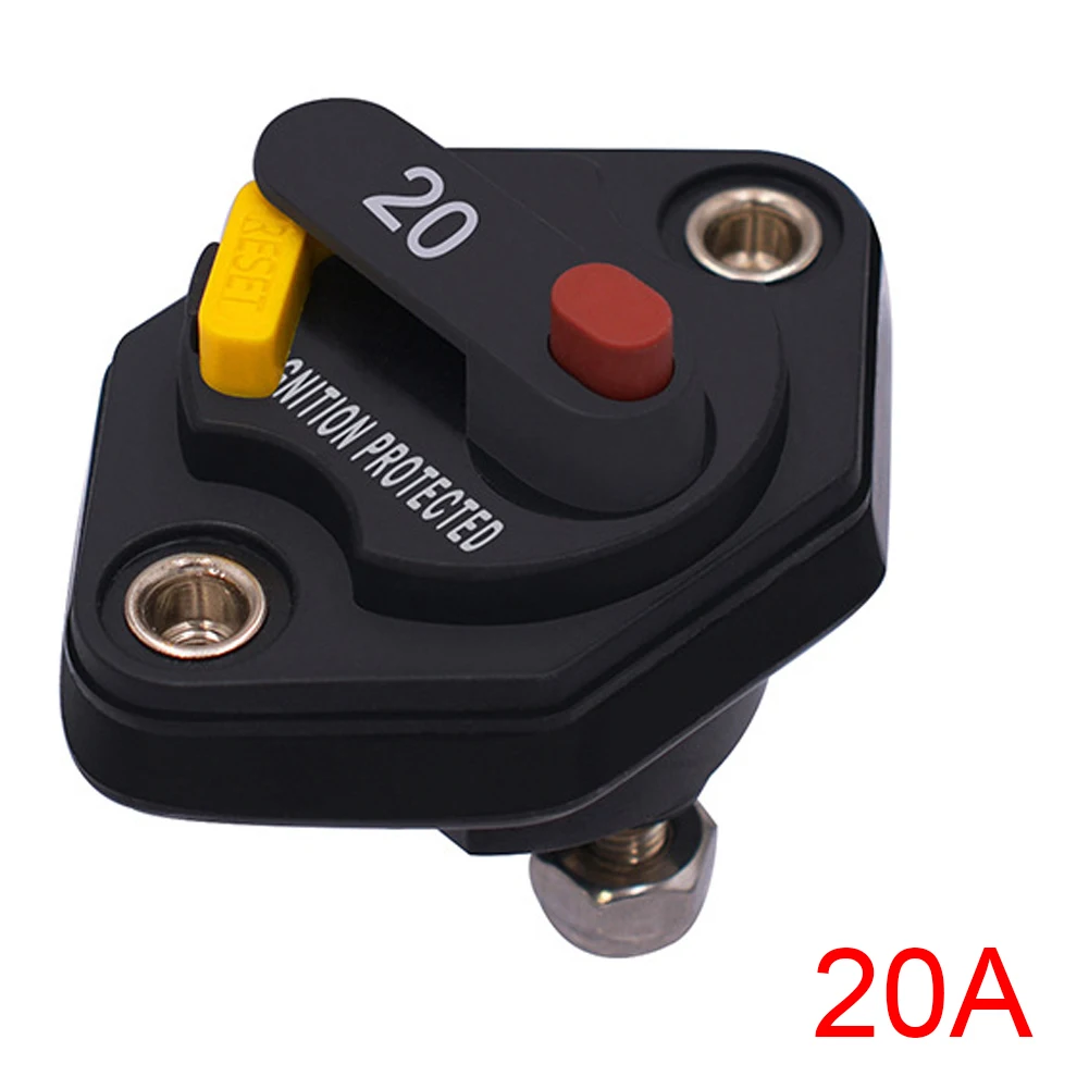 Новое 20/30/40A ручной сброс плавкий предохранитель выключатель для Авто Лодка