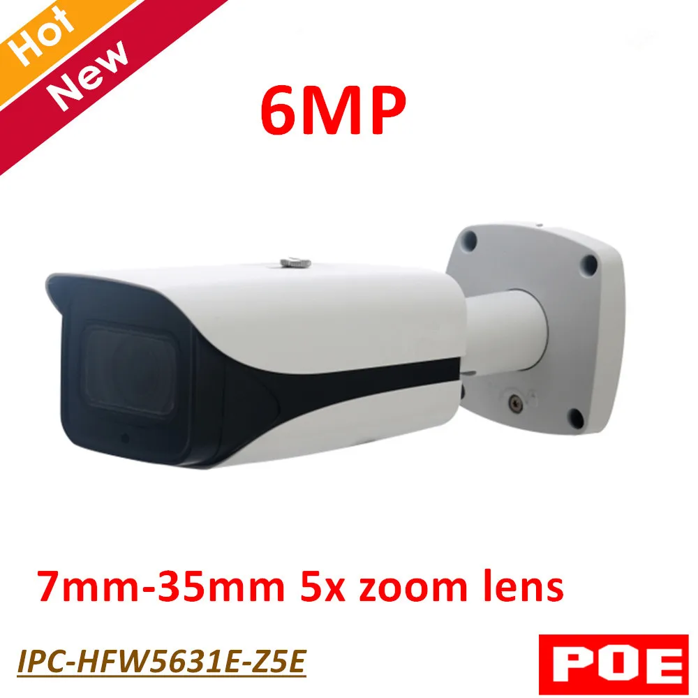 Английская версия DH 6MP IP Камера IPC HFW5631E Z5E Poe пуля ИК Сетевая камера