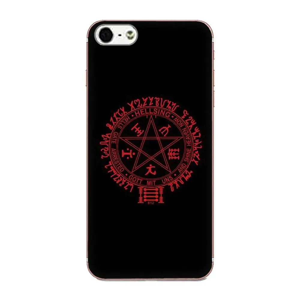 Чехлы из ТПУ с логотипом Hellsing Pentagram для Sony Xperia Z Z1 Z2 Z3 Z4 Z5 compact Mini M2 M4 M5 T3 E3 E5 XA XA1 XZ
