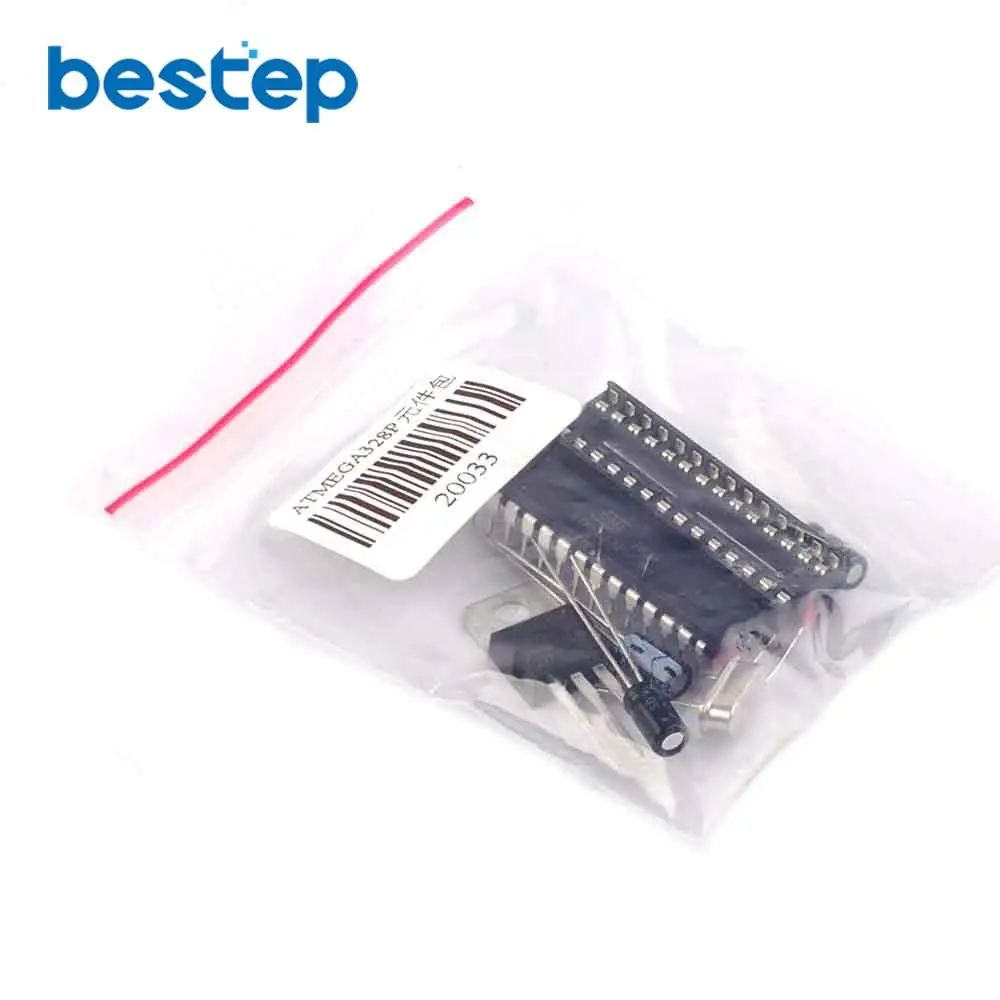 ATMEGA328P-PU загрузчик+ DIP разъем+ 16 МГц кристалл комплект