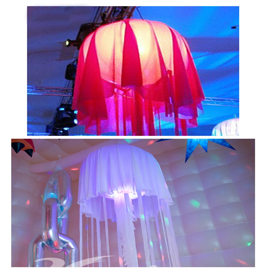 

Надувная Медуза для мероприятий, 1 шт., светодиодная лампа (диаметр = 1,2 м, высота = 4 м) с бесшумным вентилятором