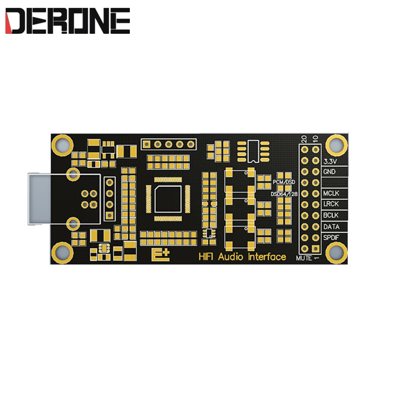 SA9227 usb интерфейс ЦАП Плата ies pcm 384 кГц DSD 128 цифровой интерфейс