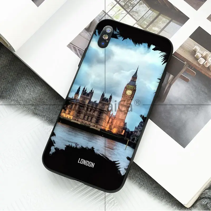 Ruicaica художественные города и страны Новинка чехол для телефона Apple iPhone 8 7 6 S Plus X XS