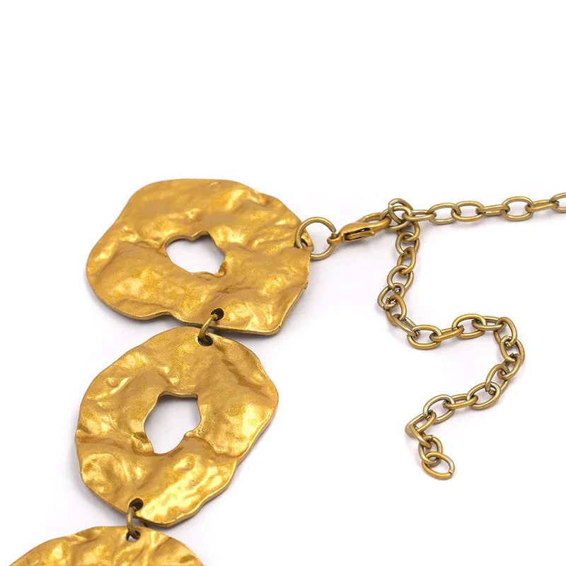 JZYN 2019 New vintage sequin necklace with high quality and fashionable gold designed for women | Украшения и аксессуары