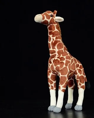 

Lovely giraffe figurines The African giraffes The deer 34 cm plush toys simulation animal plush toys