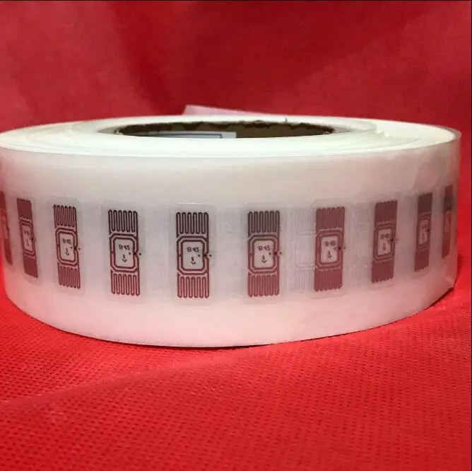 

Free shipping 100pcs B42 electronic tag M4E chip electronic tag RFID tag UHF sticker RFID tags RFID flexible sticker RF tag