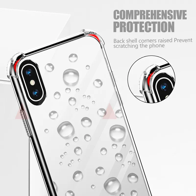 NAGFAK зеркальный противоударный чехол для iPhone X 6 8 7 Plus жесткий акриловый + TPU iphone 6s